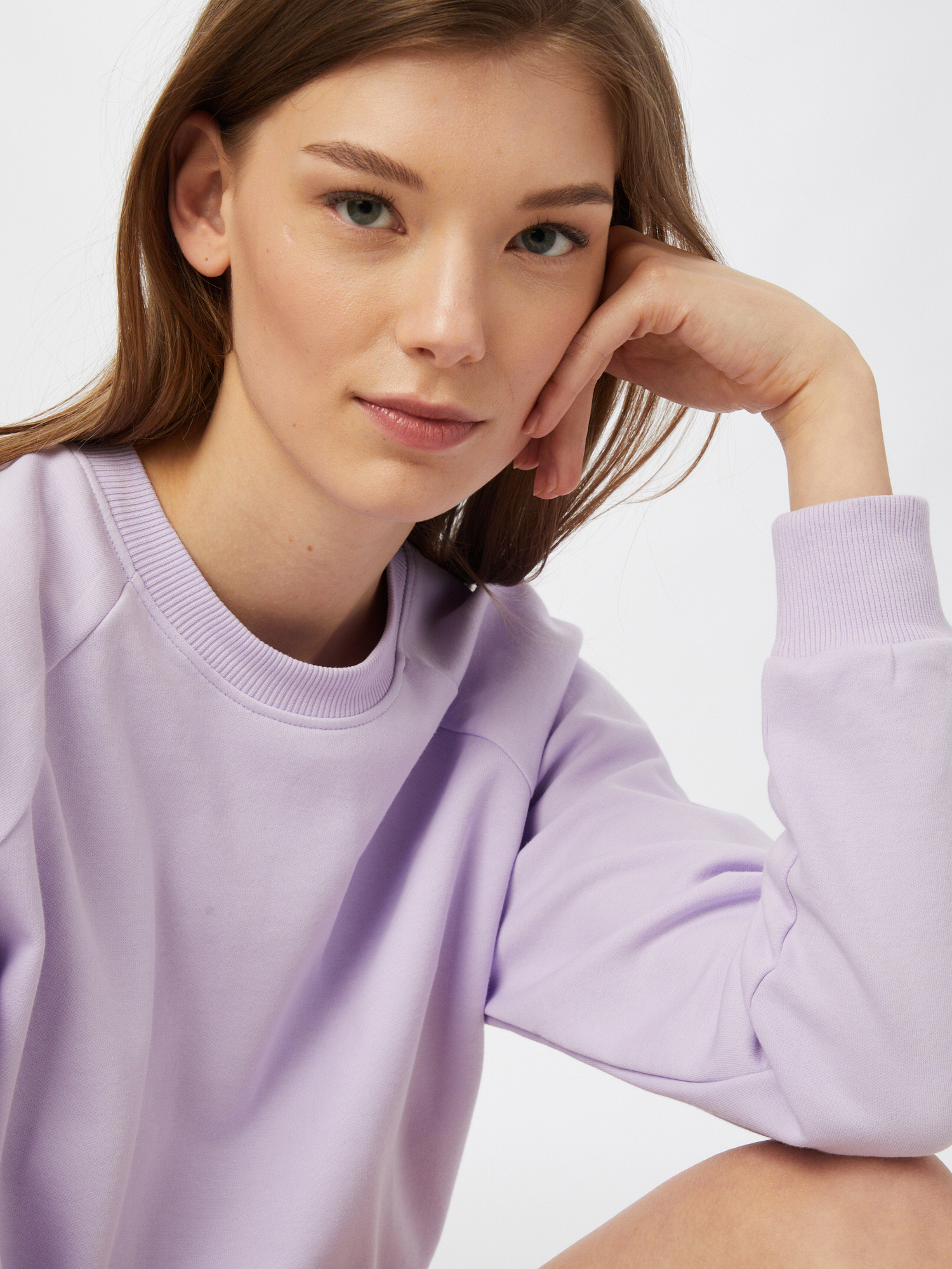 mbym Sweatshirt Myrah in Lavendel 